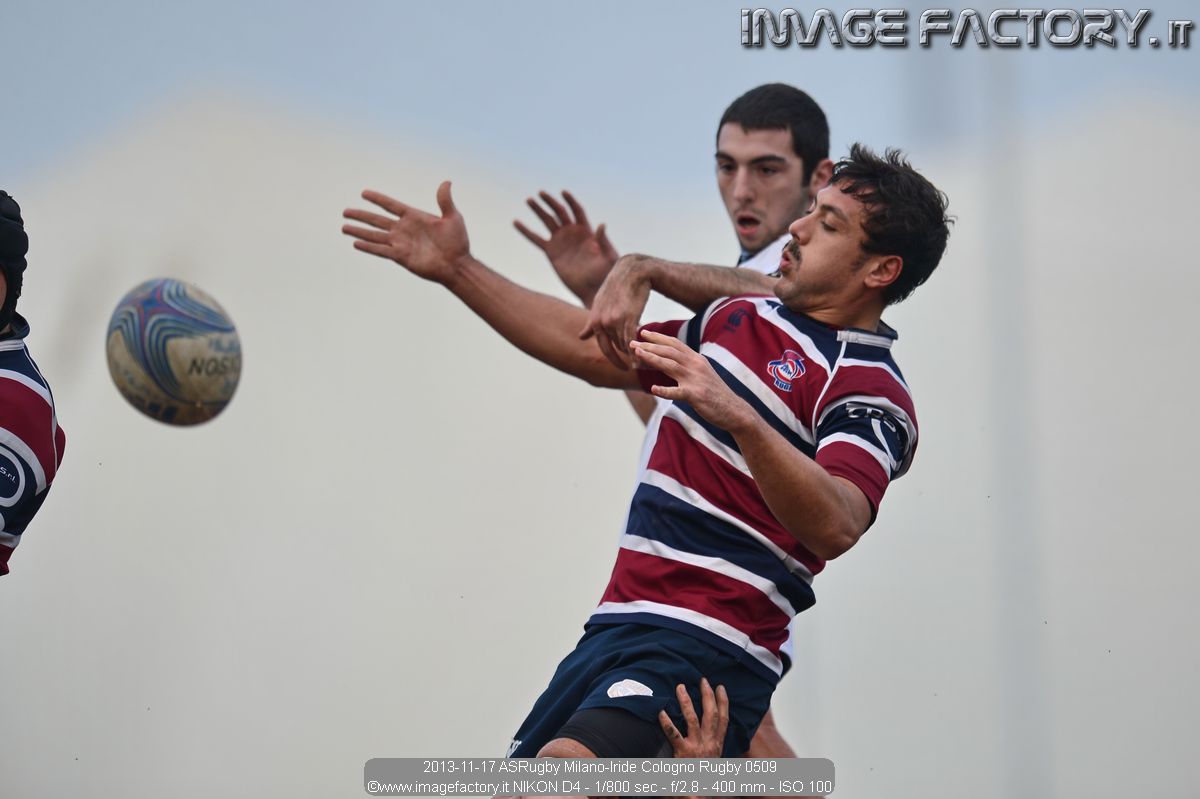 2013-11-17 ASRugby Milano-Iride Cologno Rugby 0509